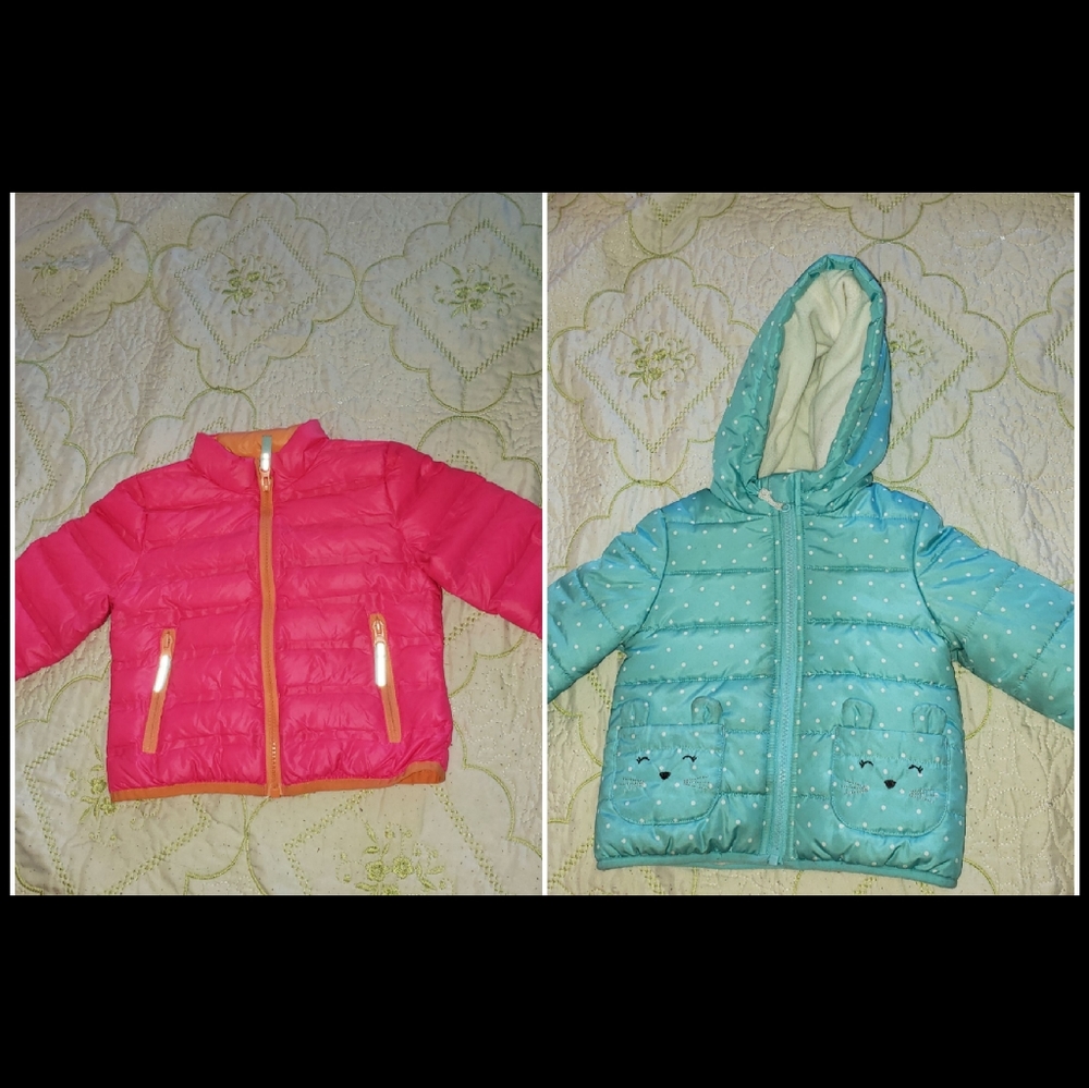 CAT &JACK/CARTER'S 18 MONTHS BABY GIRL JACKETS